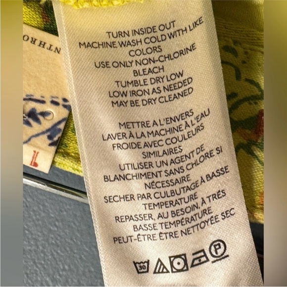 NWT Anthropologie Pilcro The Wanderer Green Floral Print Pants | Size 25 - Picture 6 of 7